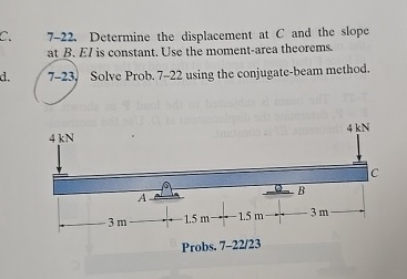 7 - 2 3 . Solve Prob. 7 - 2 2 using the conjugate