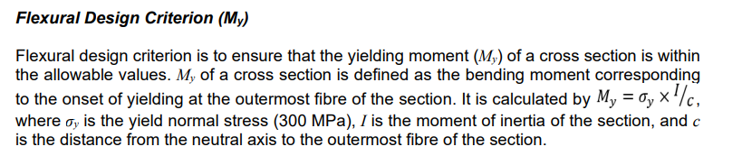 Need to calcuate the M y for 1 5 0 UB 1 8 . 0
