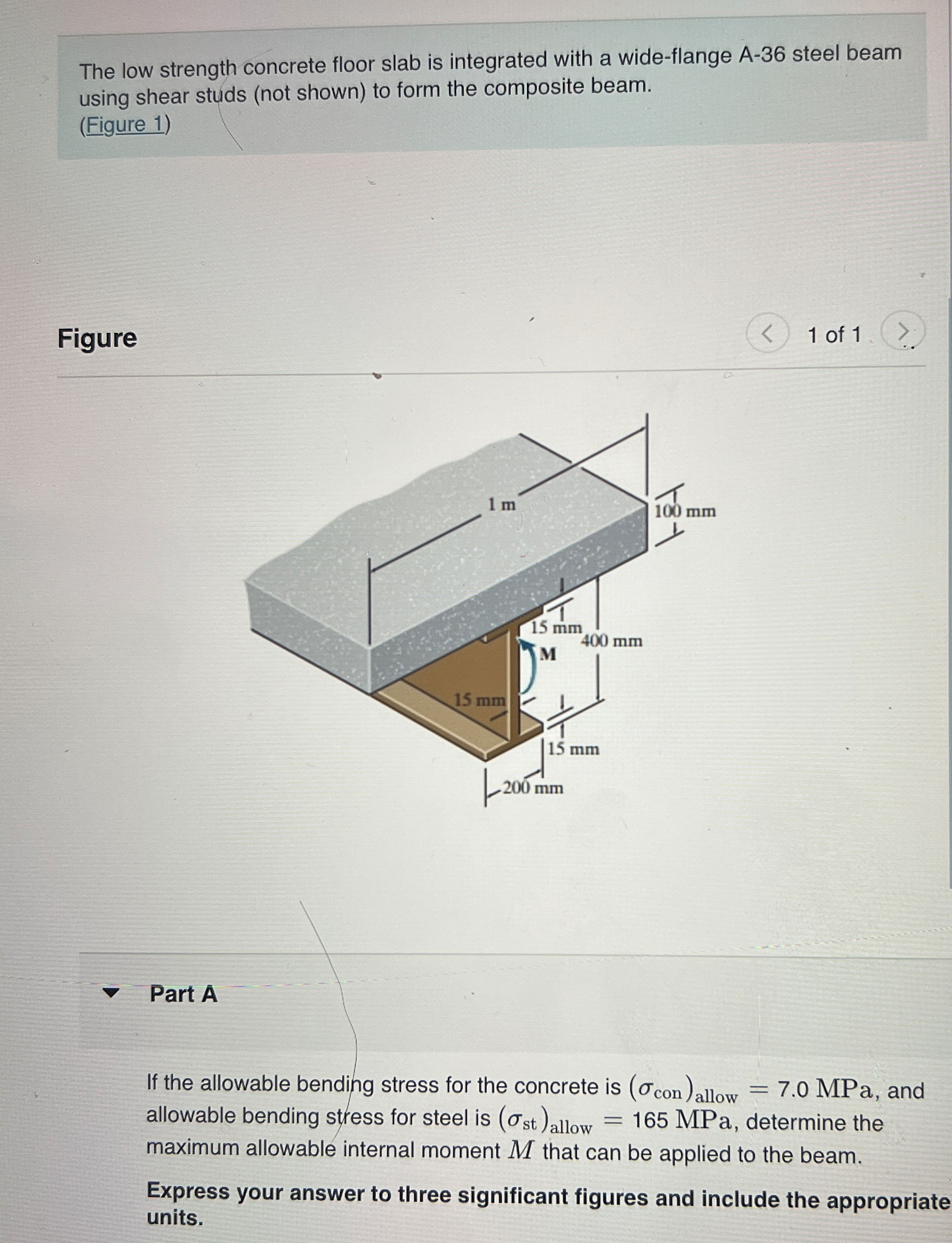 The low strength concrete floor slab is