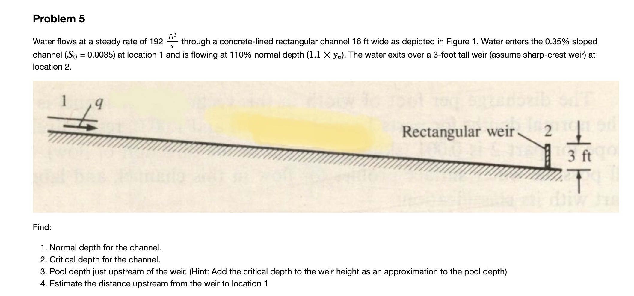 Water flows at a steady rate of 1 9 2 3 through a