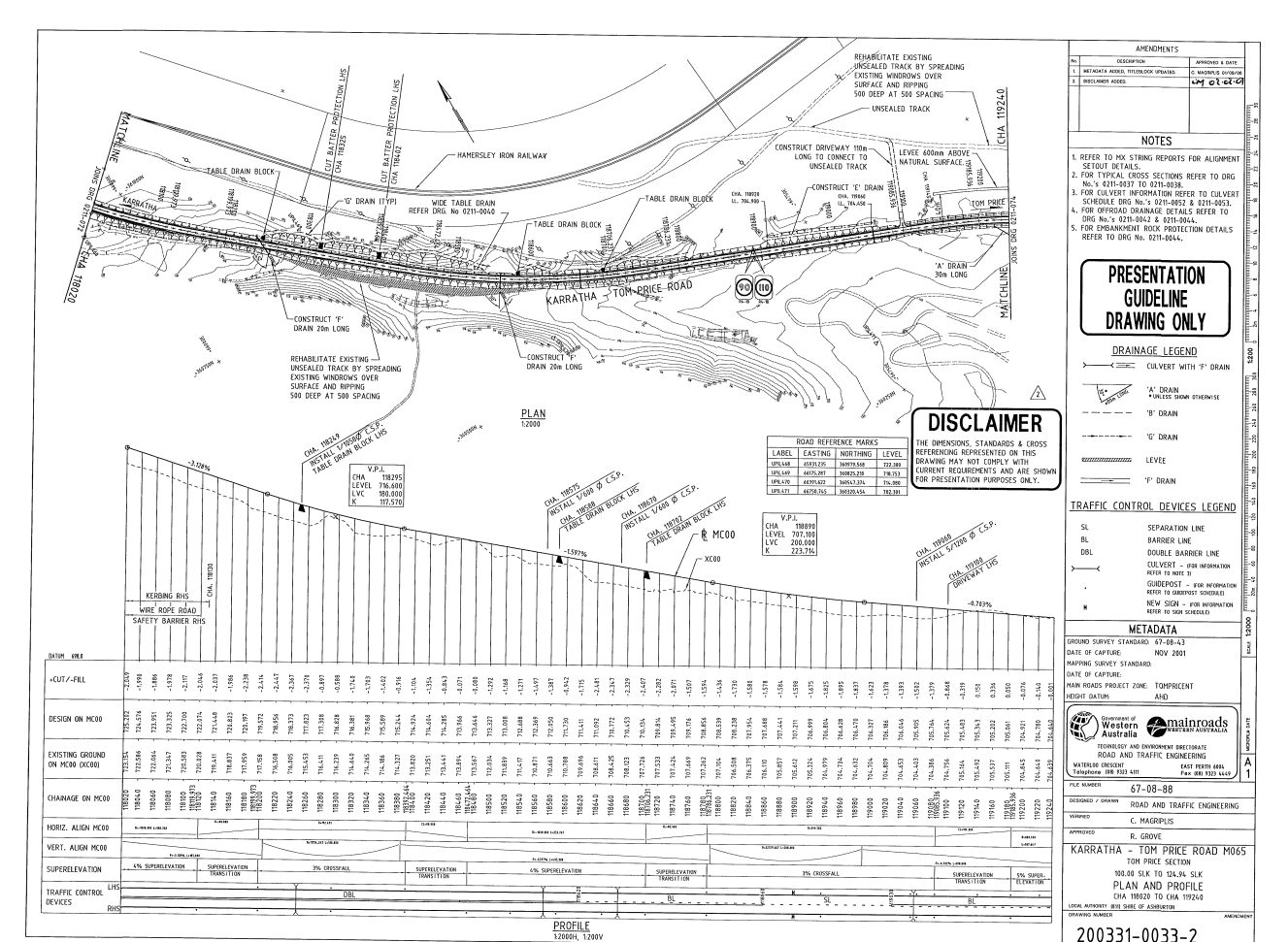 Study this drawing Plan and Profile and try to