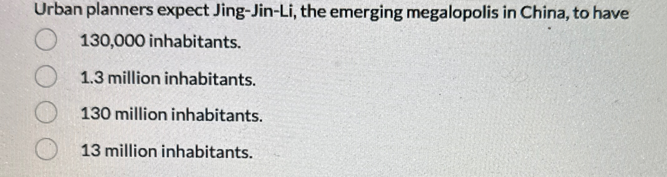Urban planners expect Jing - Jin - Li , the