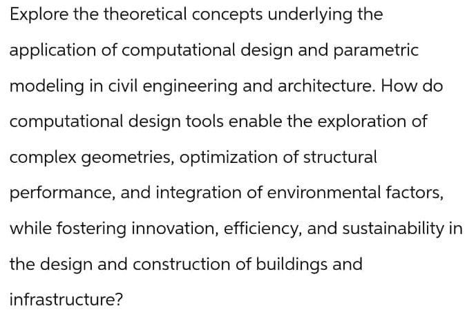 Explore the theoretical concepts underlying the