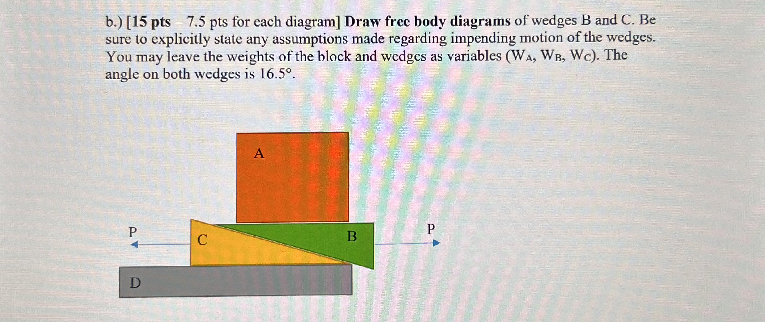 b . ) [ 1 5 pts - 7 . 5 pts for each diagram ]