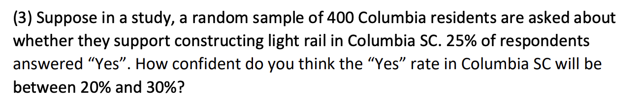 ( 3 ) Suppose in a study, a random sample of 4 0