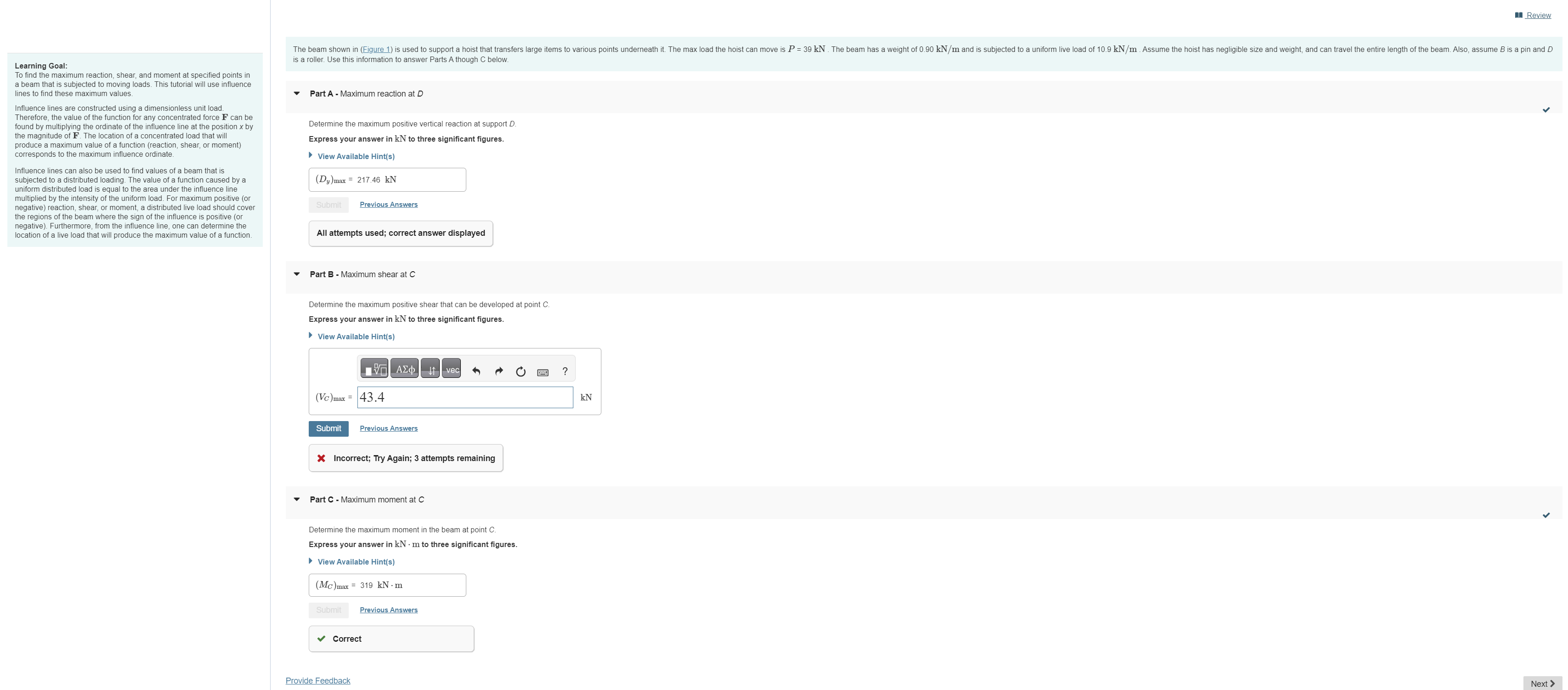 is a roller. Use this information to answer Parts