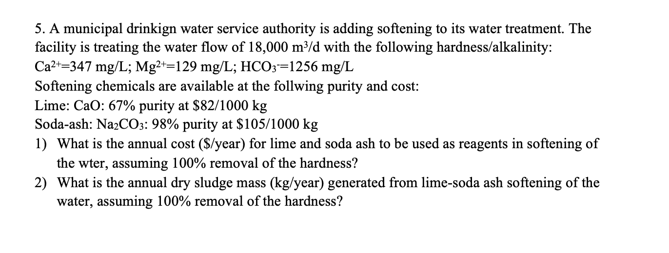 A municipal drinkign water service authority is