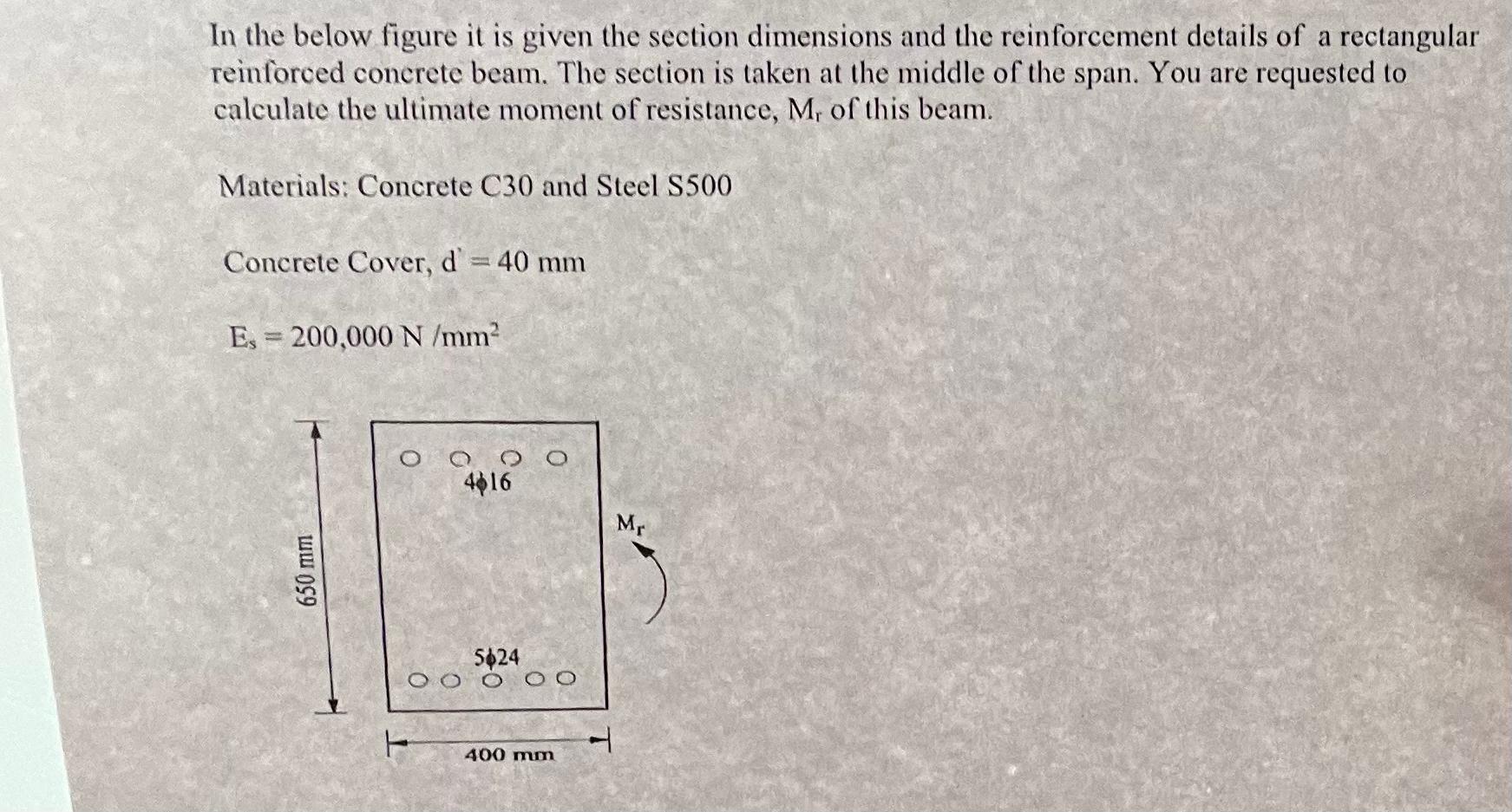 In the below figure it is given the section