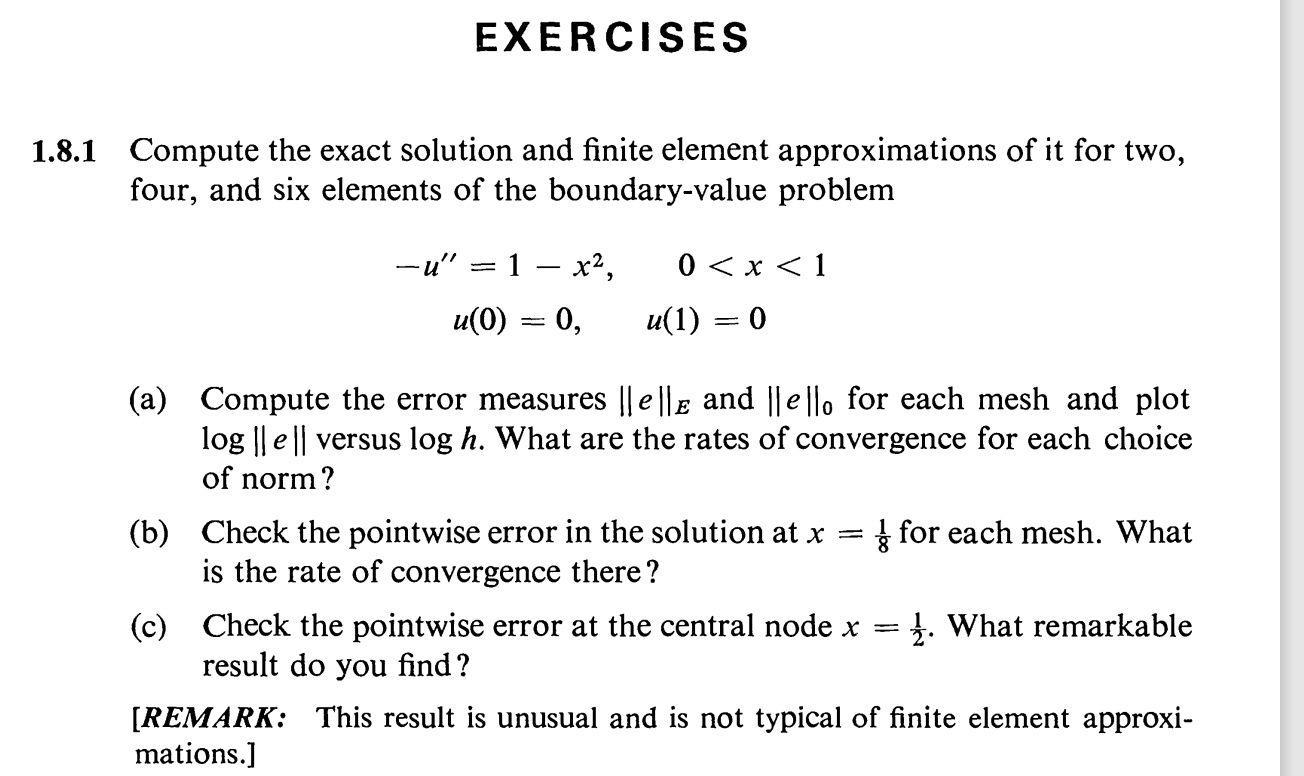 solve it using final element analysis. Hint :
