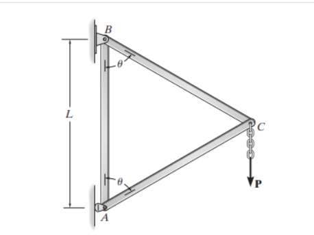 The three - member truss is used to support the