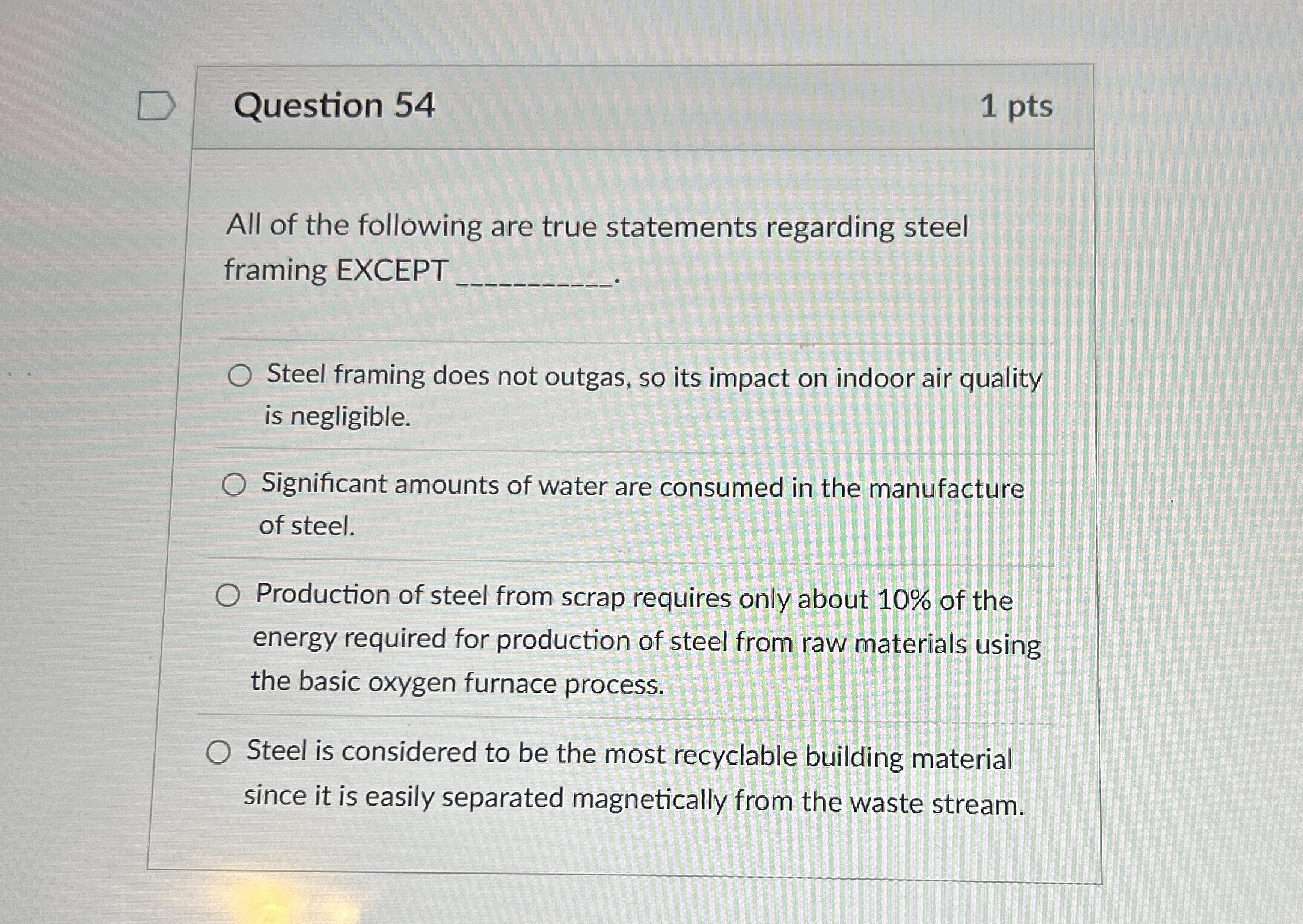 Question 5 4 All of the following are true