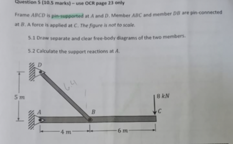 Question 5 ( 1 0 . 5 marks ) - use OCR page 2 3