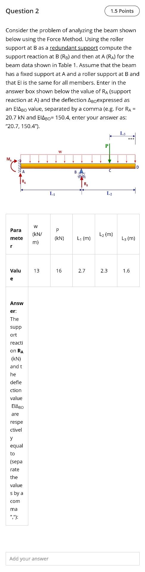 Question 2 Consider the problem of analyzing the
