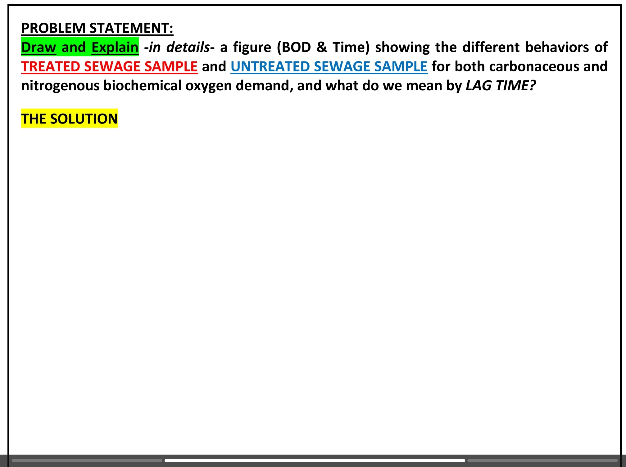 PROBLEM STATEMENT: Draw and Explain - in details
