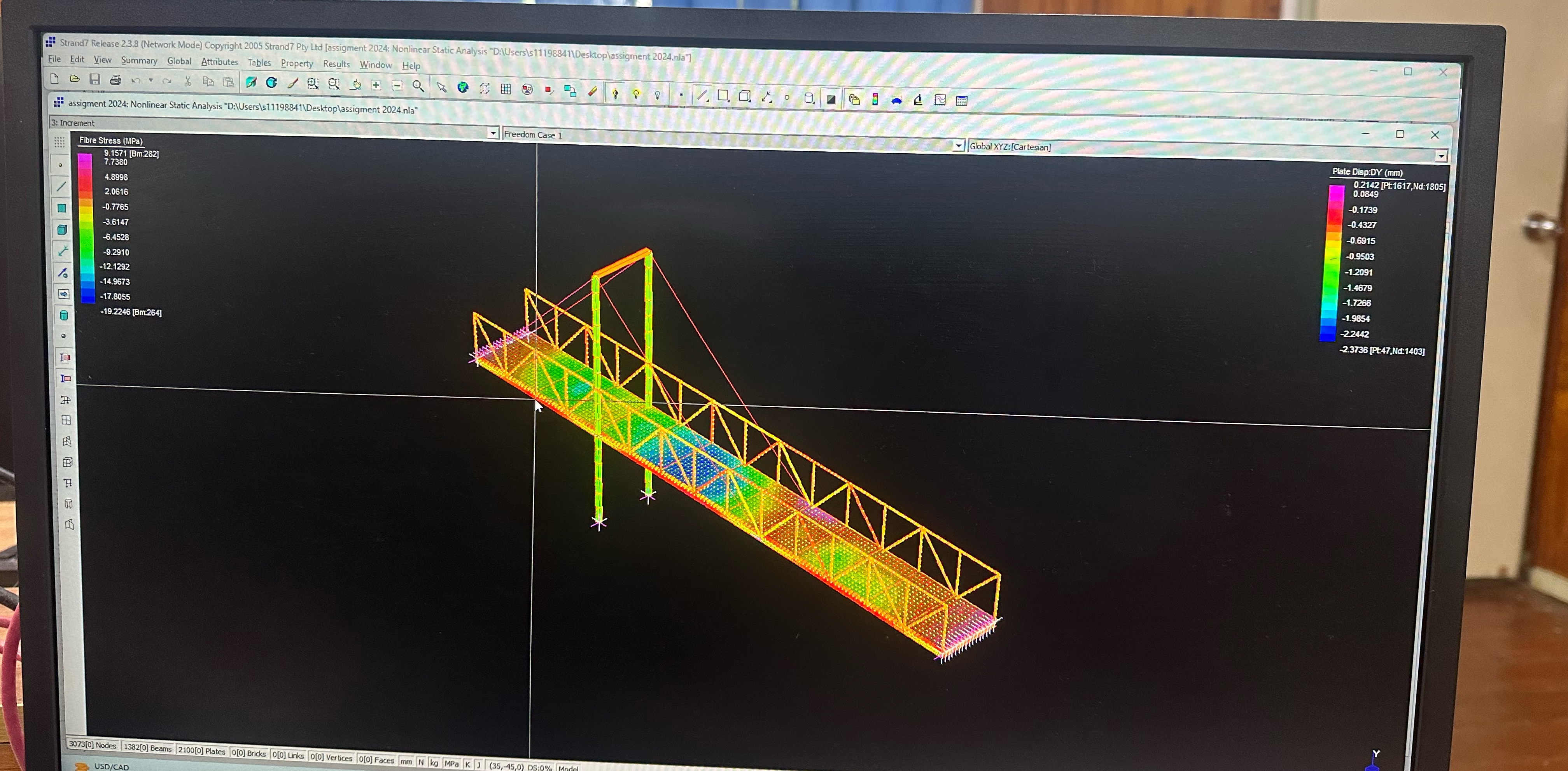 How do i calculate F O S of a bridge. Please tell