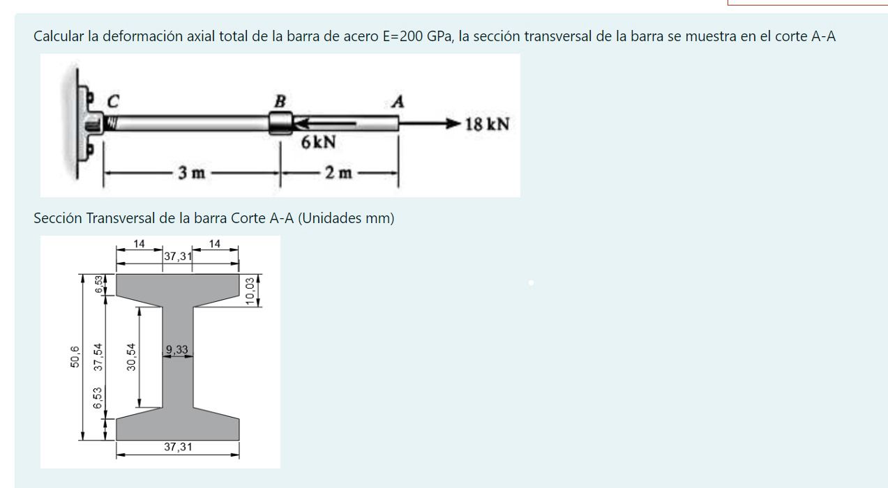 Imagen 1 : Calcular la deformaci n axial total de