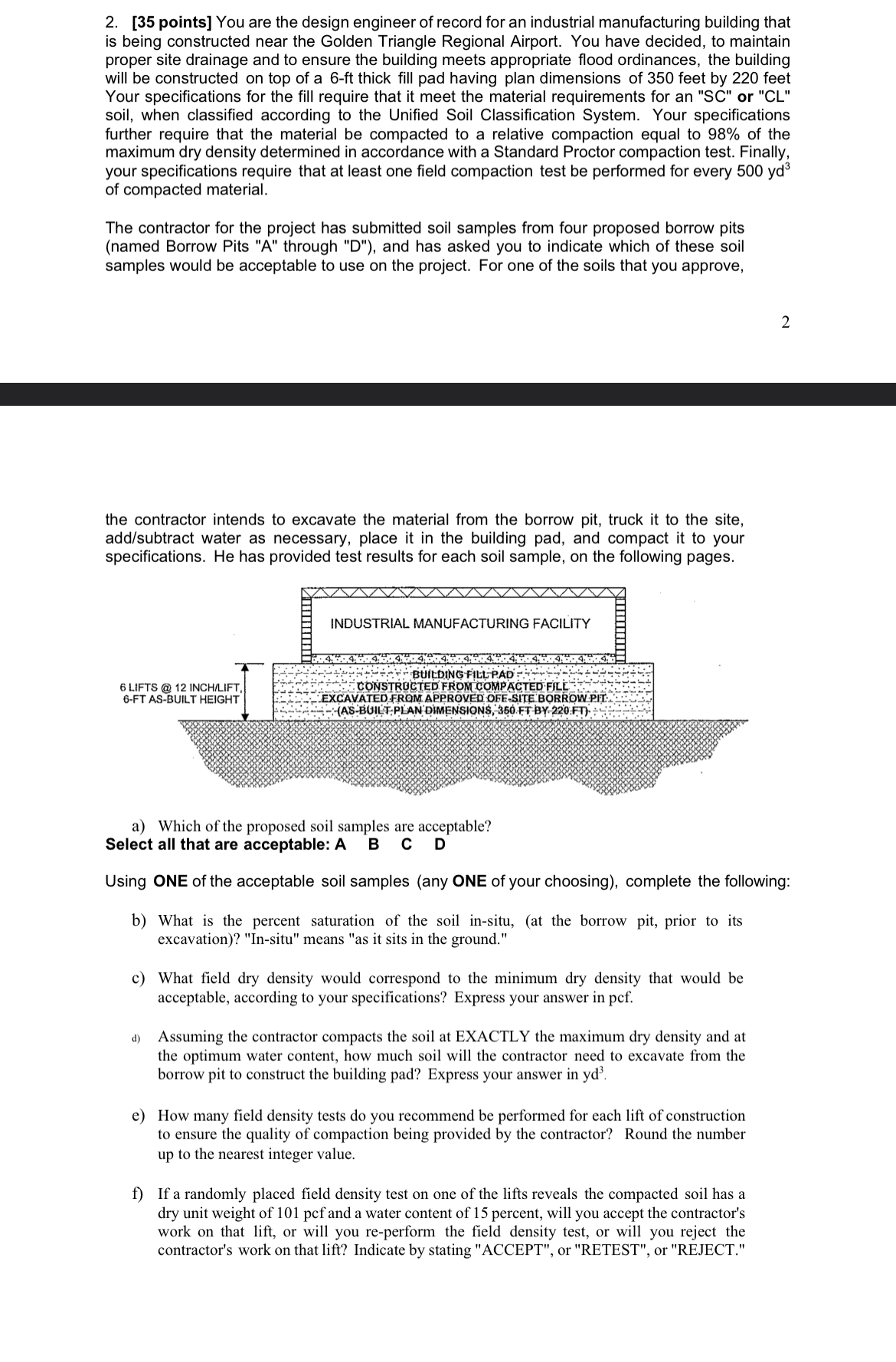 [ 3 5 points ] You are the design engineer of