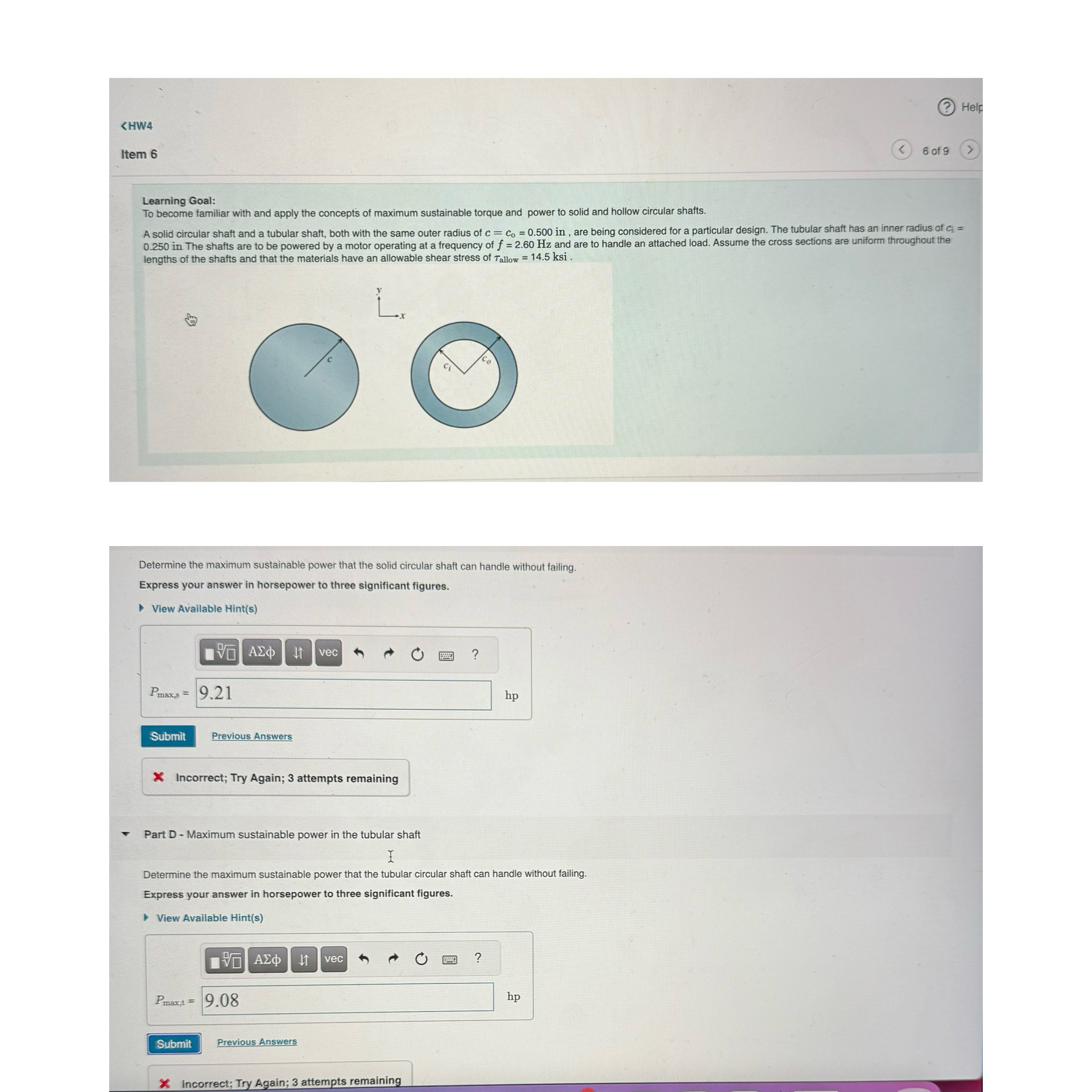 need answere for c&D in hp