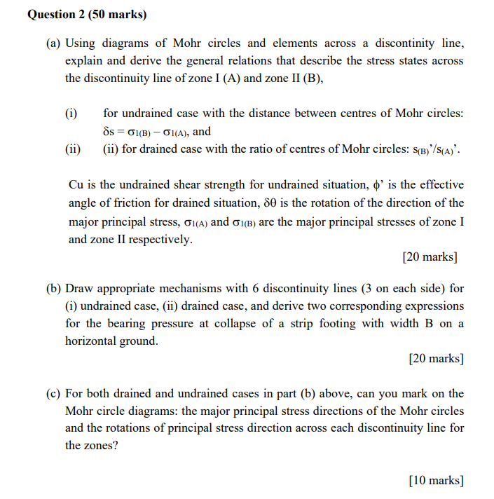 Draw appropriate mechanisms with 2 discontinuity