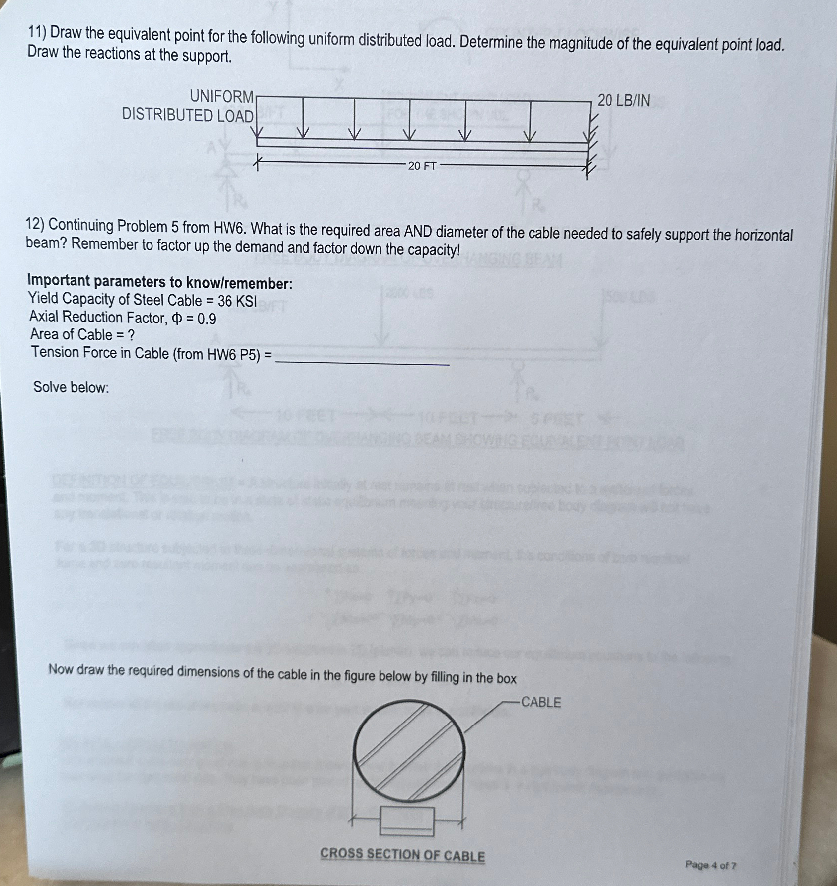 Draw the equivalent point for the following
