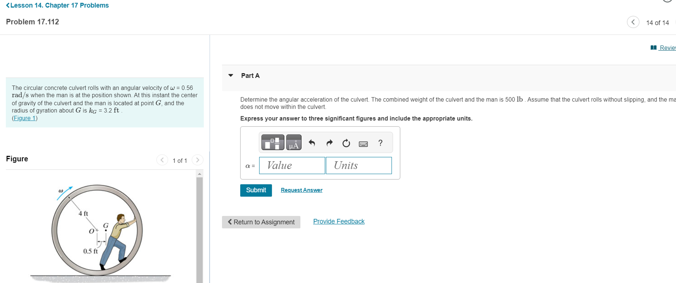 Problem 1 7 . 1 1 2 The circular concrete culvert