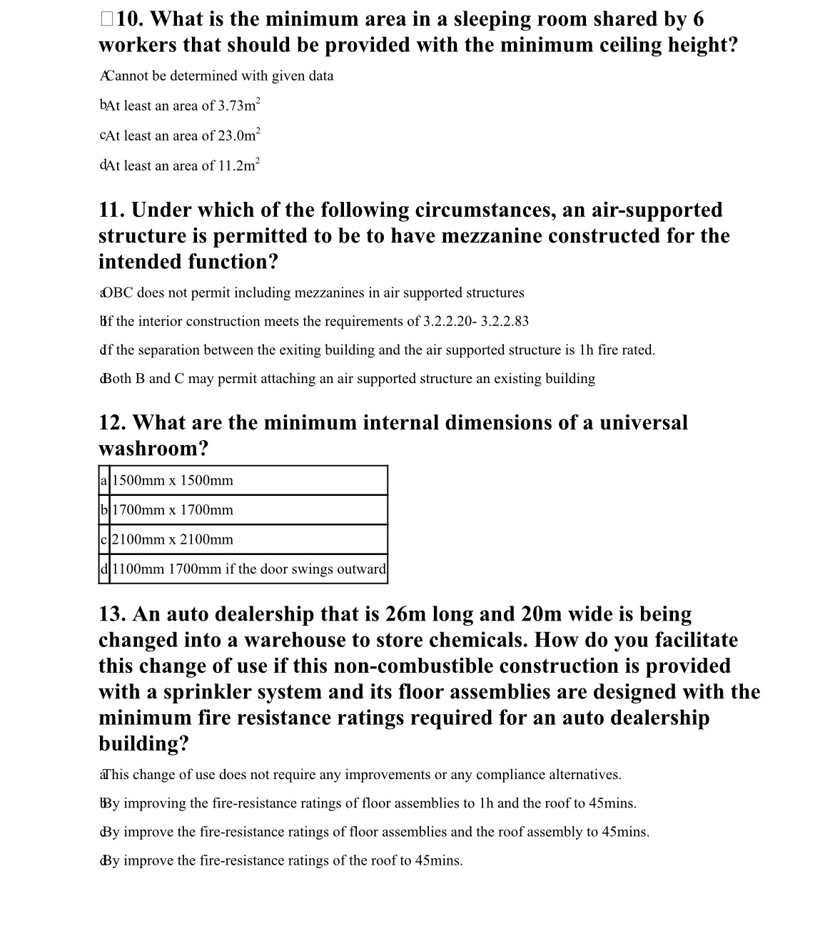 Using the ontario building code 2 0 1 2 answer