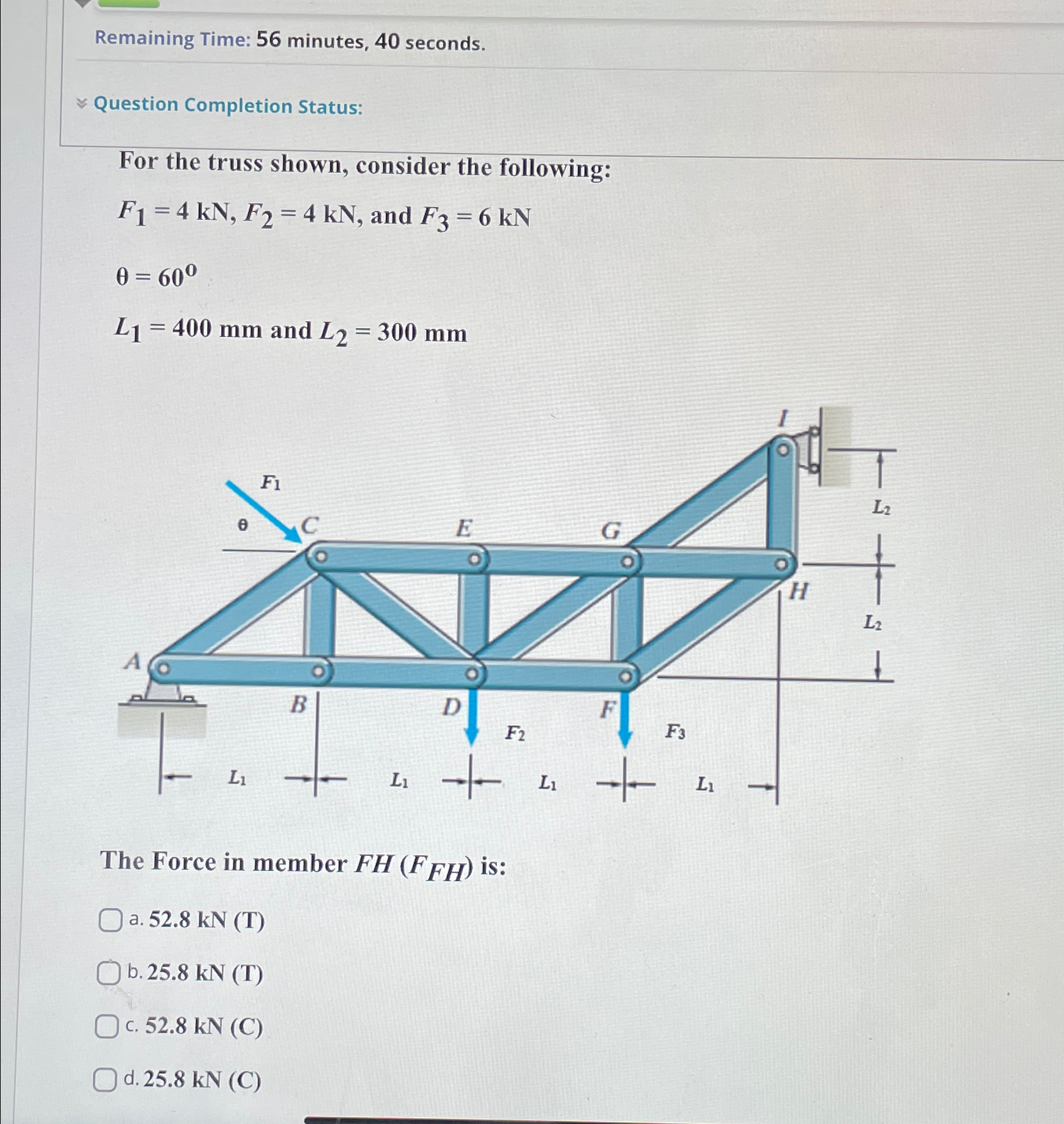 Remaining Time: 5 6 minutes, 4 0 seconds. ~~