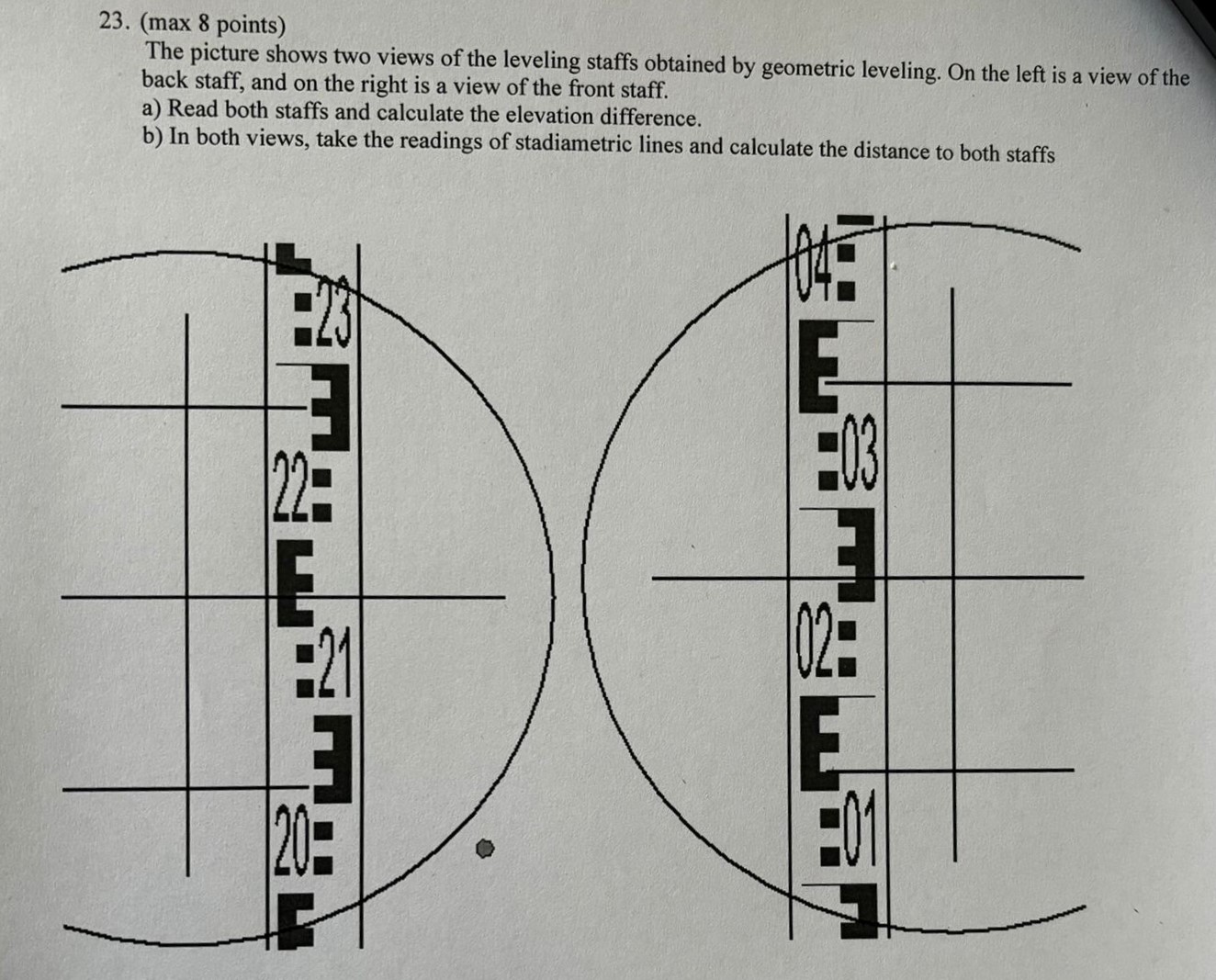 ( max 8 points ) The picture shows two views of