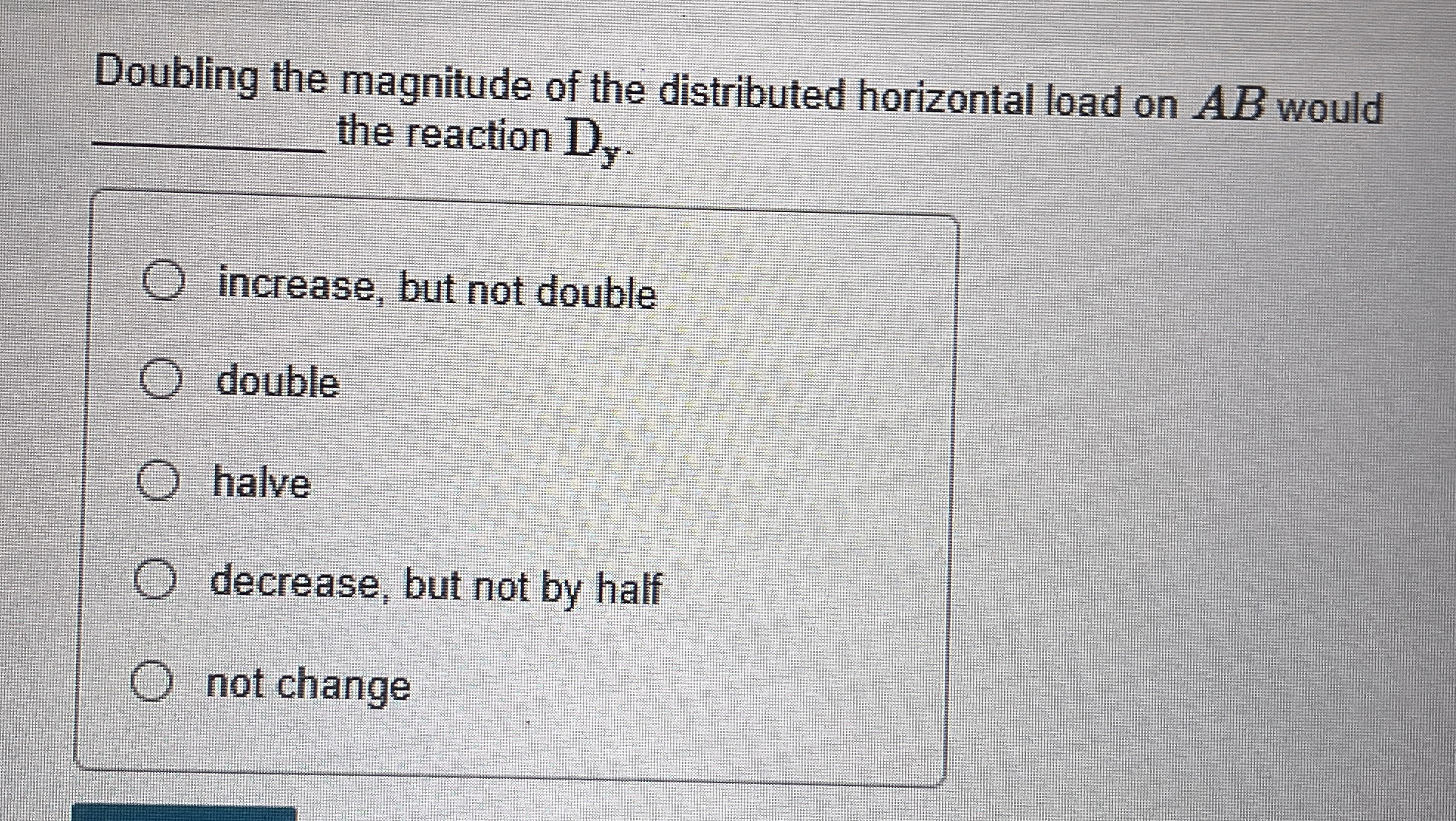 Doubling the magnitude of the distributed