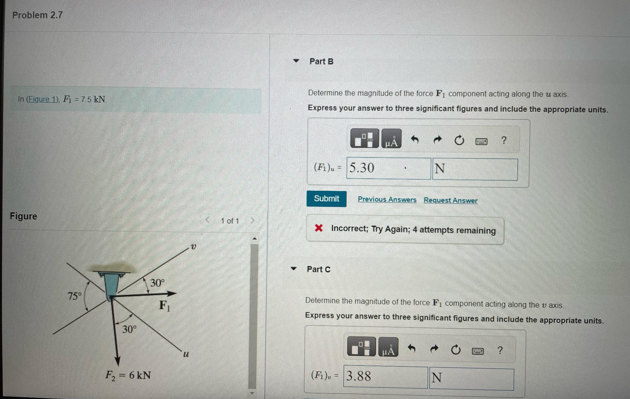 \ \ Problem 2.7\ Part B\ In (Figure 1),
