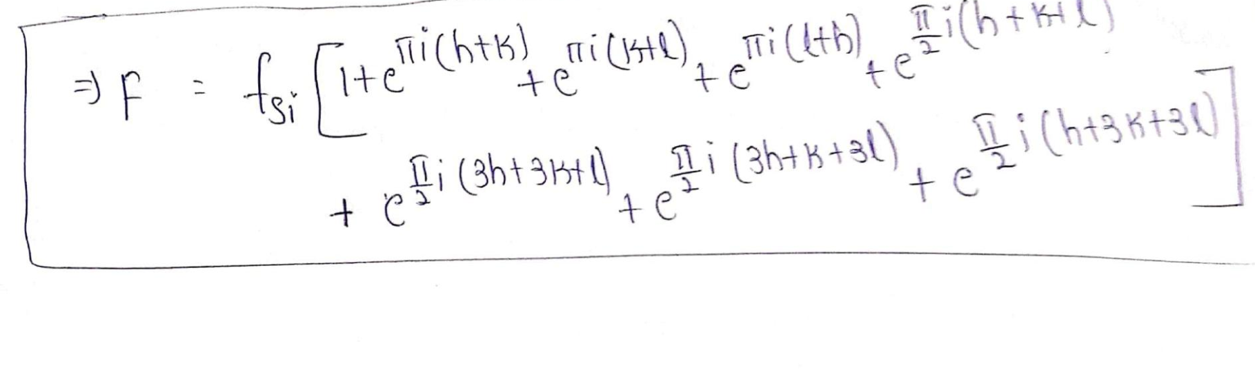 with this being the Structure factor