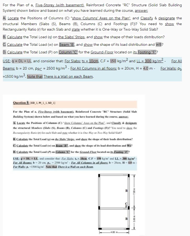 For the Plan of a , Five - Storey ( with basement