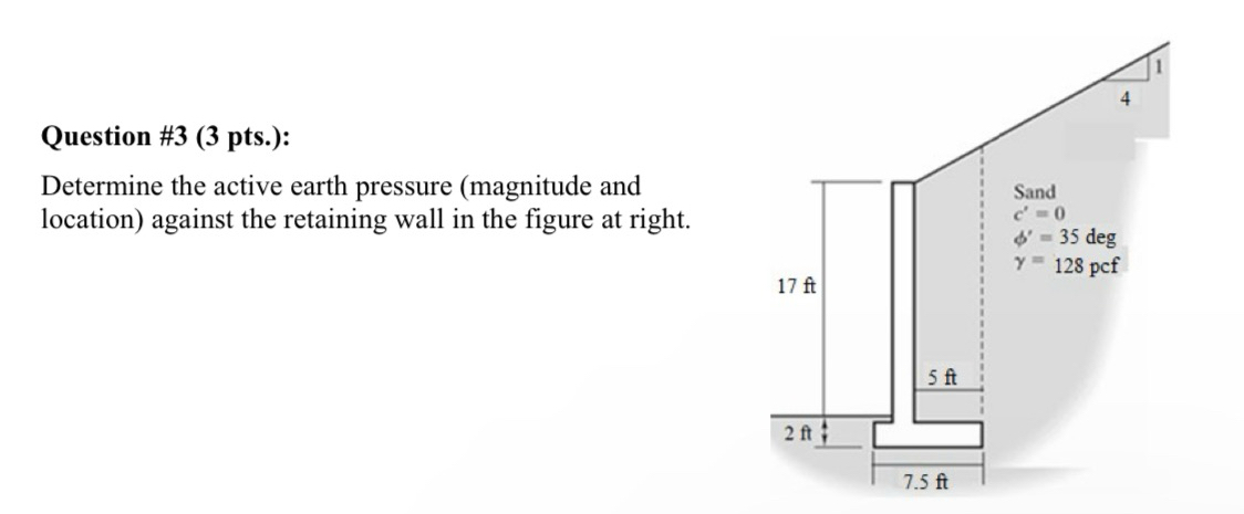 Question 3 Show work and answer please.