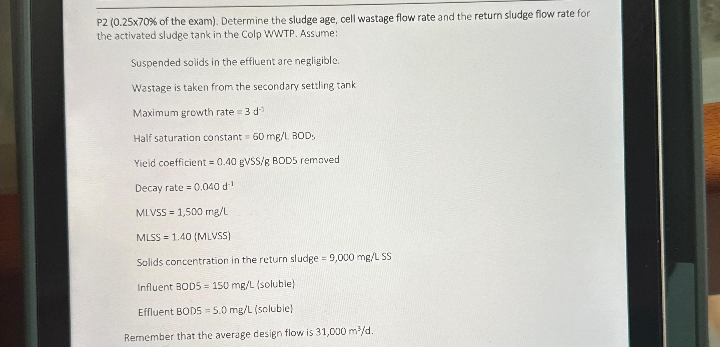 P 2 ( 0 . 2 5 7 0 % of the exam ) . Determine the