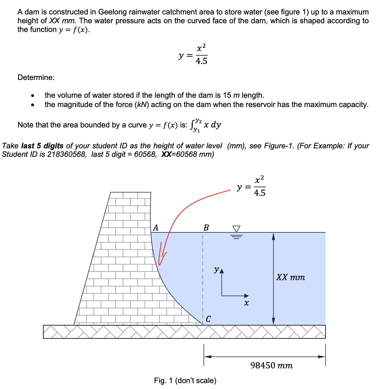 A dam is constructed in Geelong rainwater