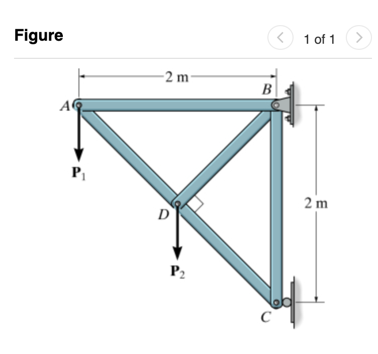 FindSet P 1 = 3 . 5 kN the force AB , AD , BC ,