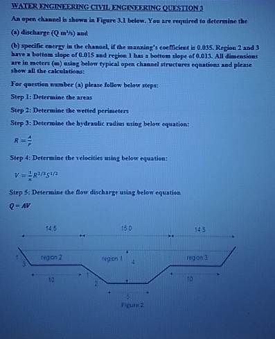 WATER ENGINEERING CTYTL ZNGINFERTNG QDESTION 3 An