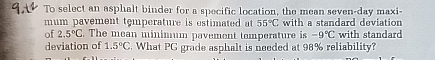 9 . t To select an asphalt binder for a specific