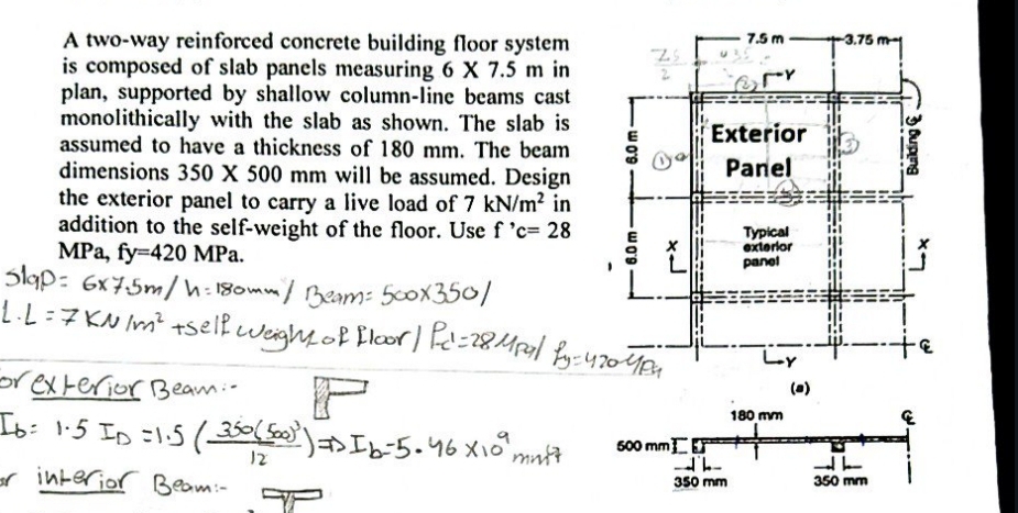 A two - way reinforced concrete building floor