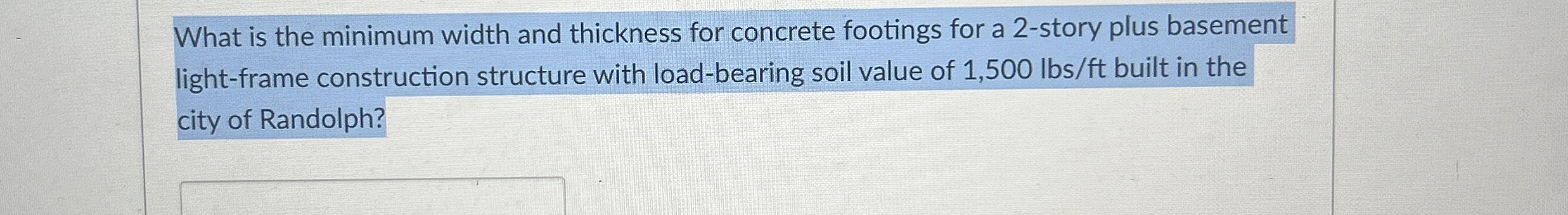 What is the minimum width and thickness for