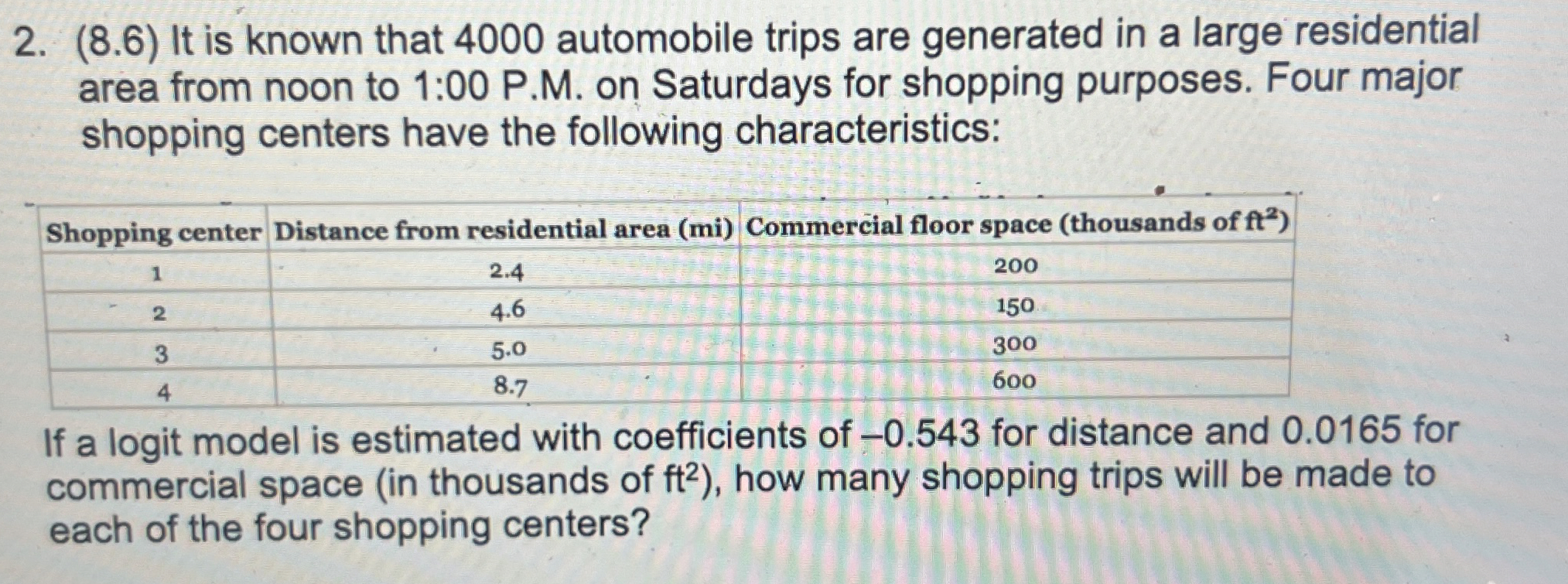 ( 8 . 6 ) It is known that 4 0 0 0 automobile