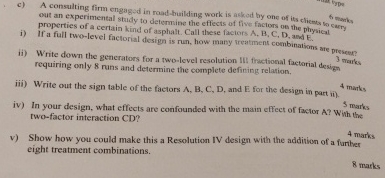 c ) A consulting firm engaged in road - building