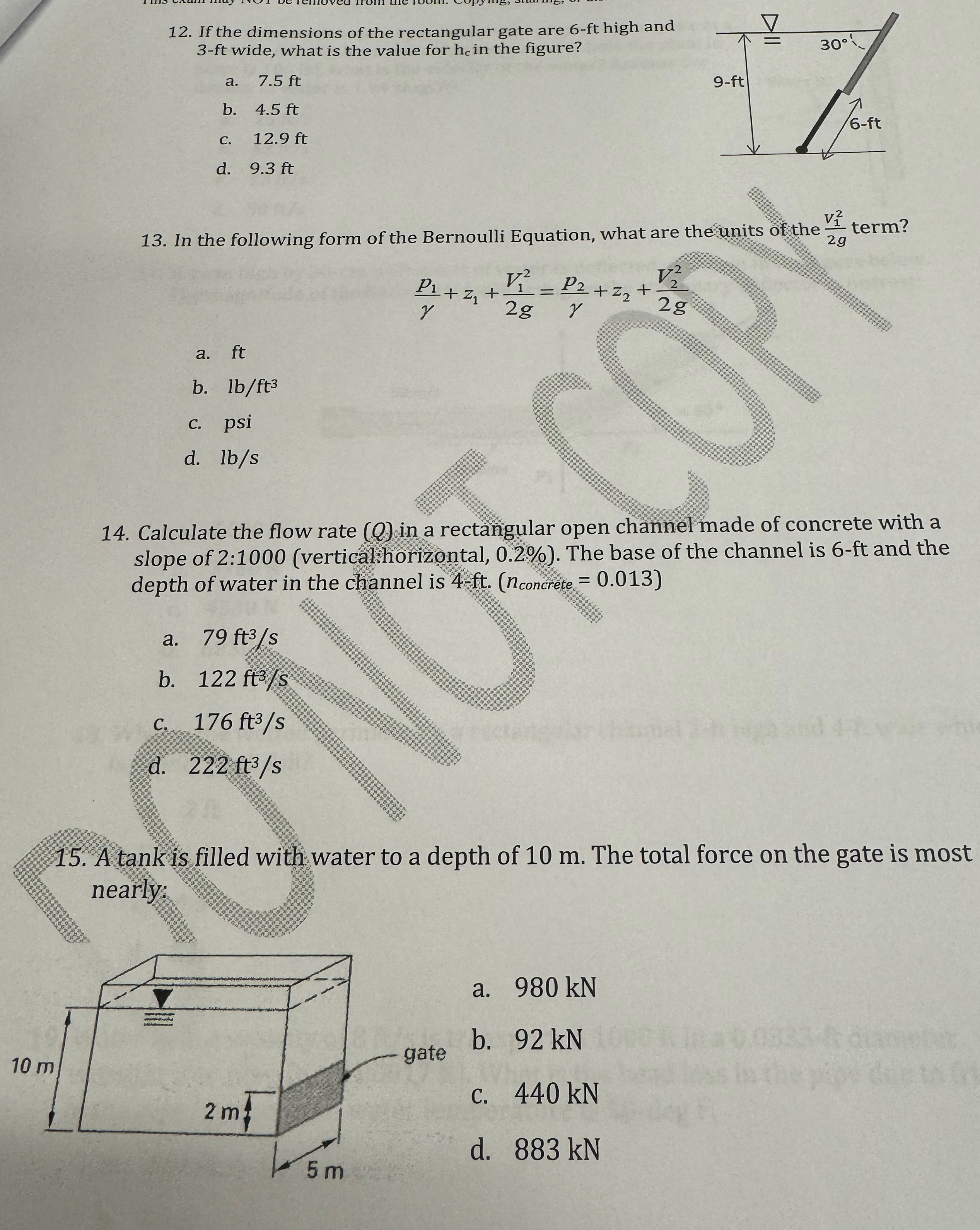 If the dimensions of the rectangular gate are 6 -