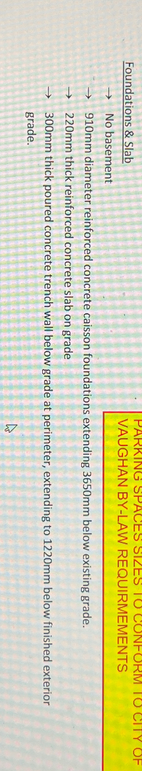  What would this look like? Draw image example please. Foundations &