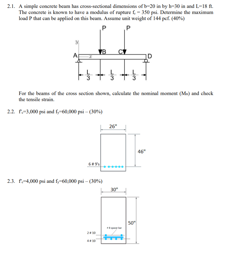 Need help with this three part question: 2 . 1 .