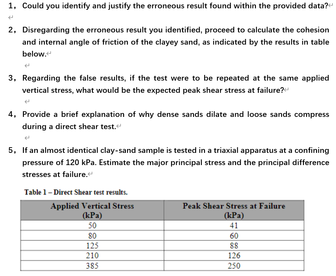 1 , Could you identify and justify the erroneous