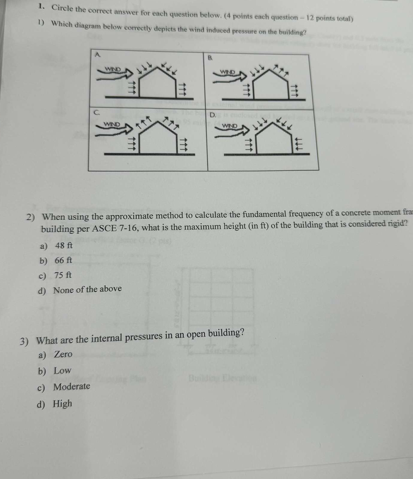 e internal pressures in an ope Circle the correct