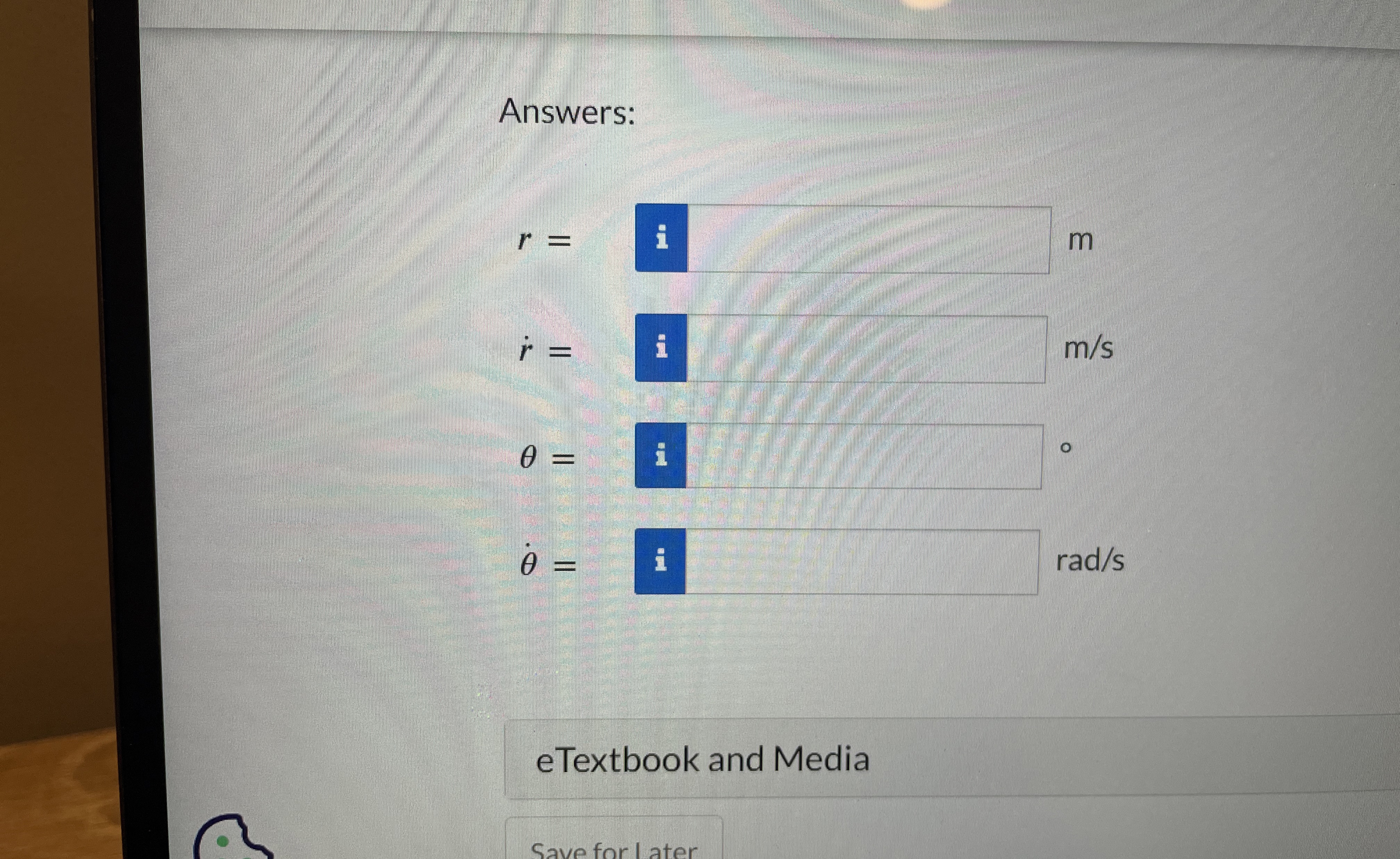 The particle P moves along the parabolic surface