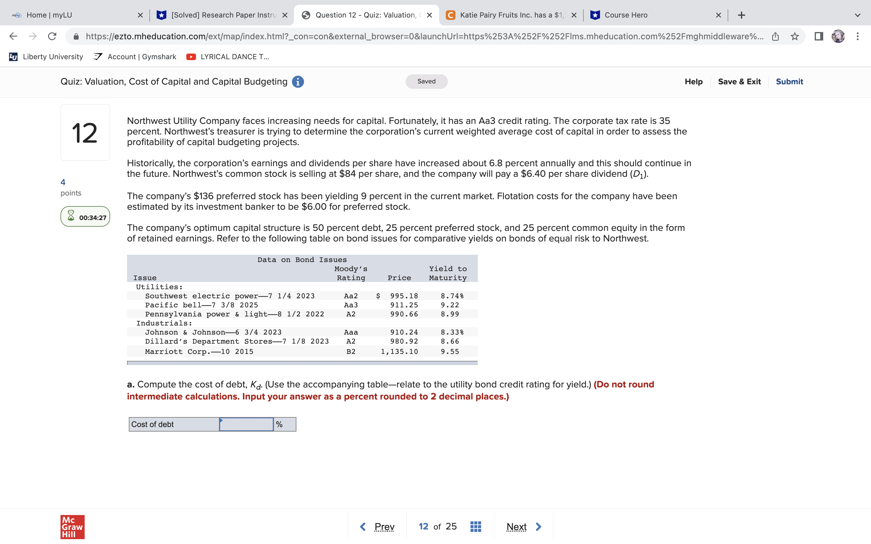 IE HomelmyLU X l u [Solved] Research Paperlnstr X