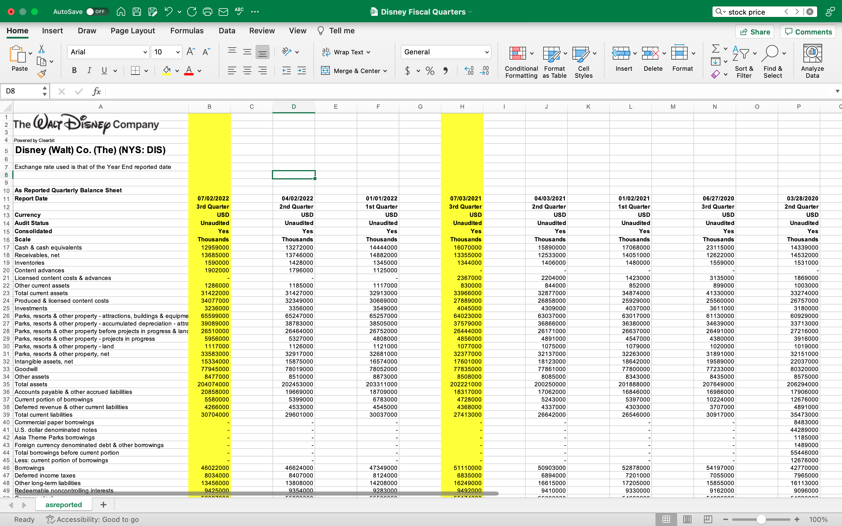 AutoSave OFF MAP ? CE ABC ... FIN 320 Project Two